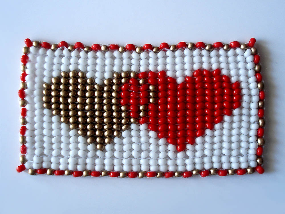 Off-loom beadweaving by Victoria Katamashvili