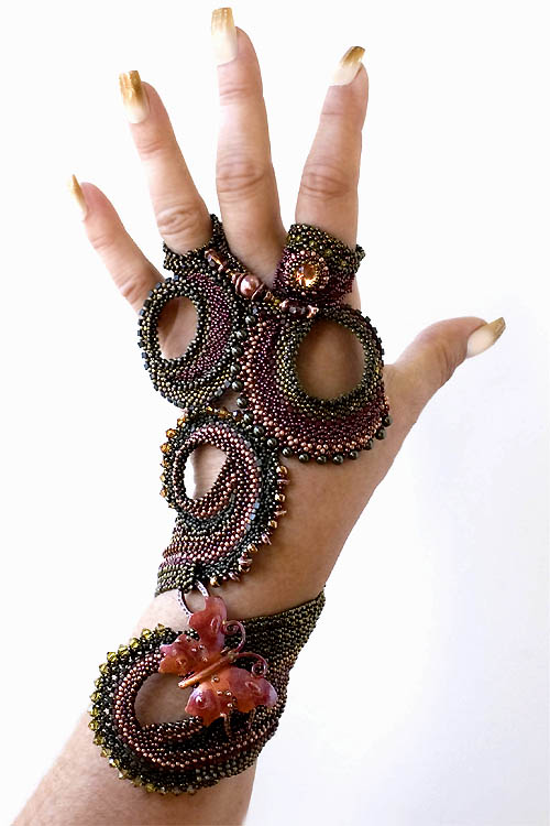 Bead artwork by Cynthia Newcomer Daniel