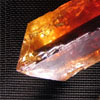 Red topaz crystal