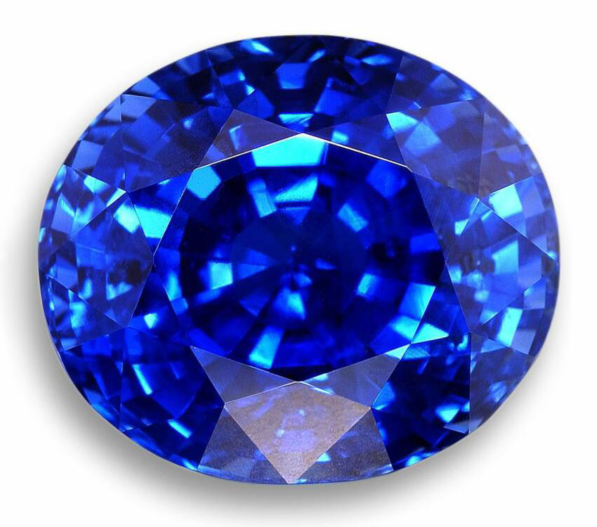 Cut sapphire