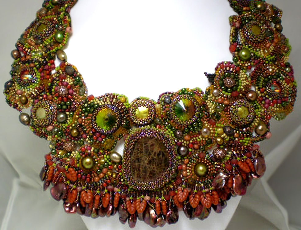 Bead artwork by Beverly Choy