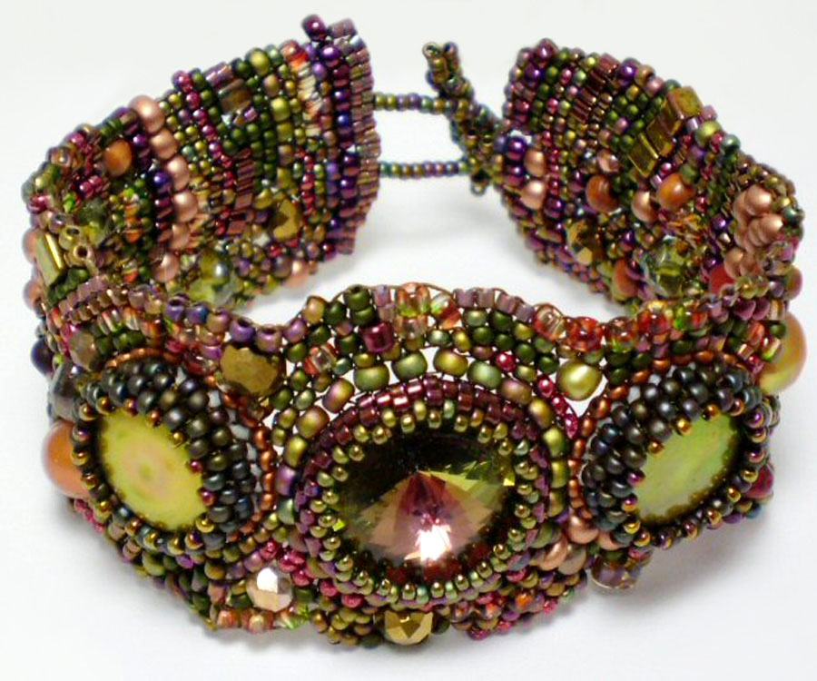 Bead artwork by Beverly Choy