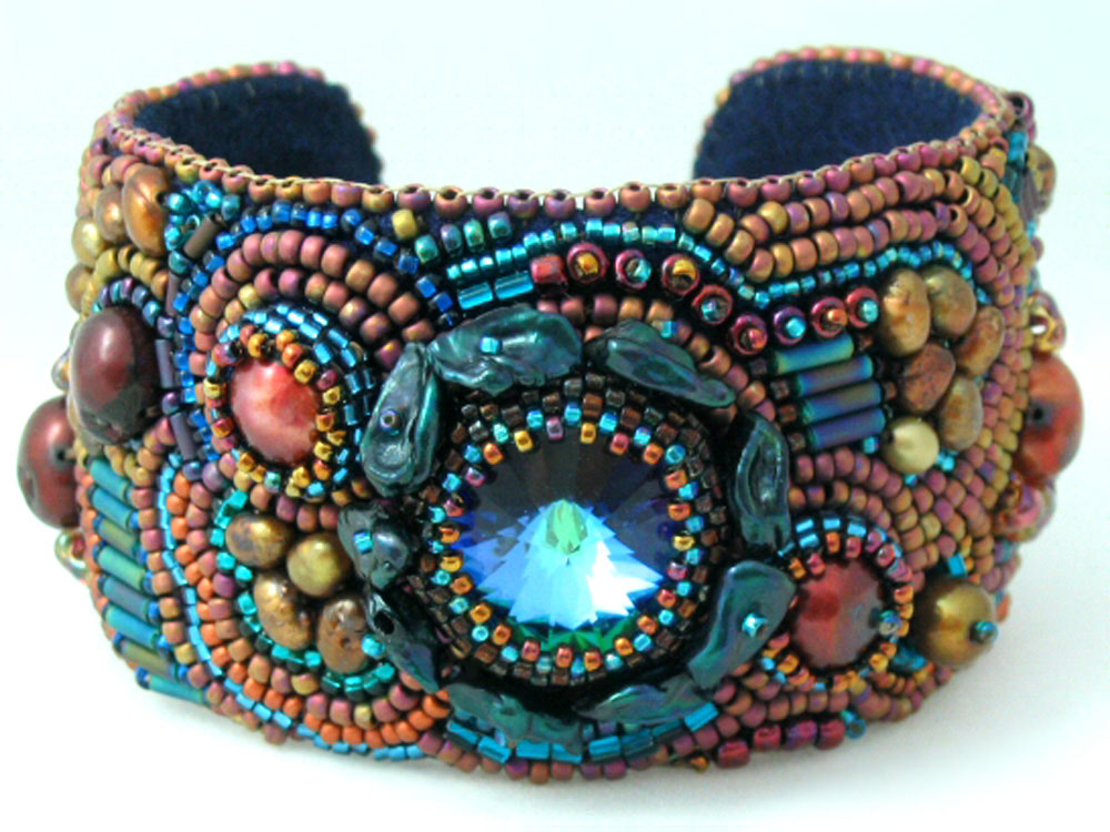 Bead artwork by Beverly Choy
