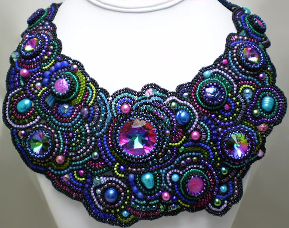 Bead artwork by Beverly Choy