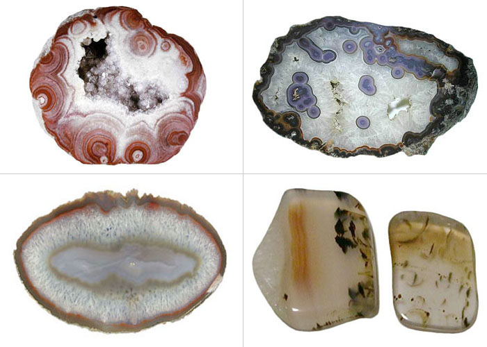 Agate gemstones