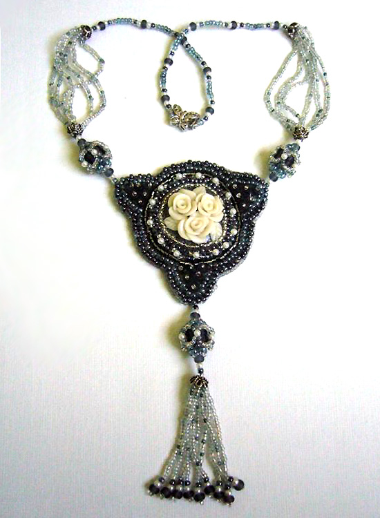 Polymer clay jewelry by Liudmyla Heggland