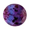 Faceted alexandrite crystals