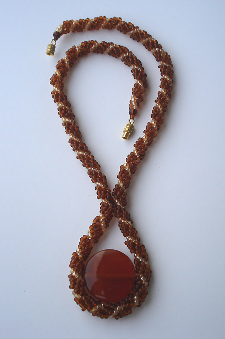 Spiral rope in jewelry by Viktoriya Katamashvili