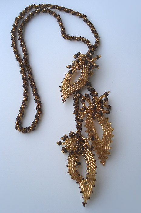 Spiral rope in jewelry by Viktoriya Katamashvili