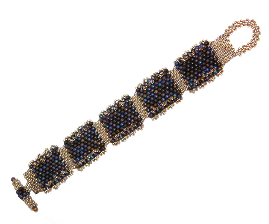 Rainbow Squares Bracelet