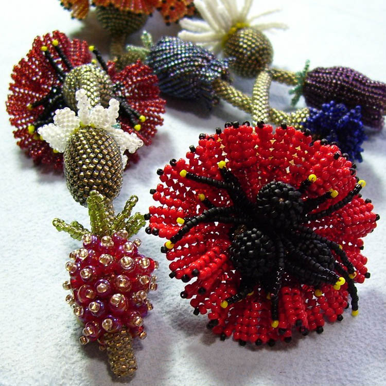 Beadwork by Birgit Bergemann