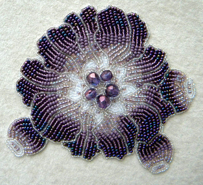 Bead embroidery by Olga Orlova