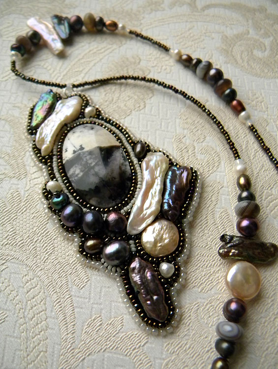 Bead embroidery by Olga Orlova