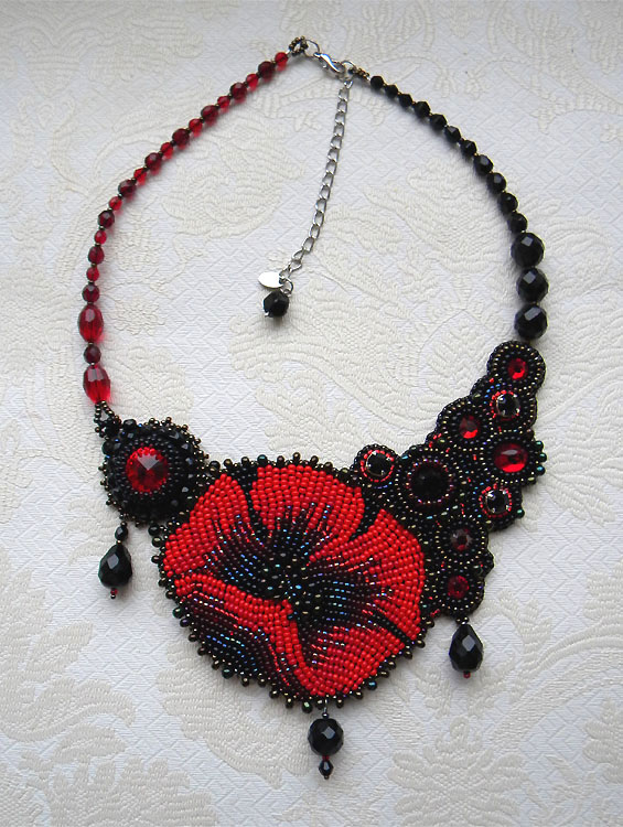 Bead embroidery by Olga Orlova