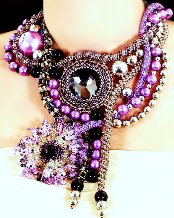 Bead artwork by Tamuna Lezhava