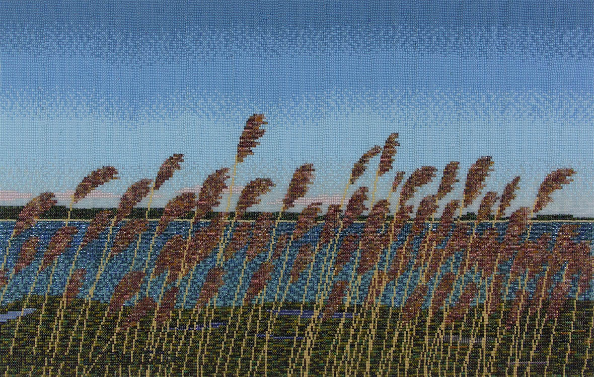 Bead painting by Douglas Johnson