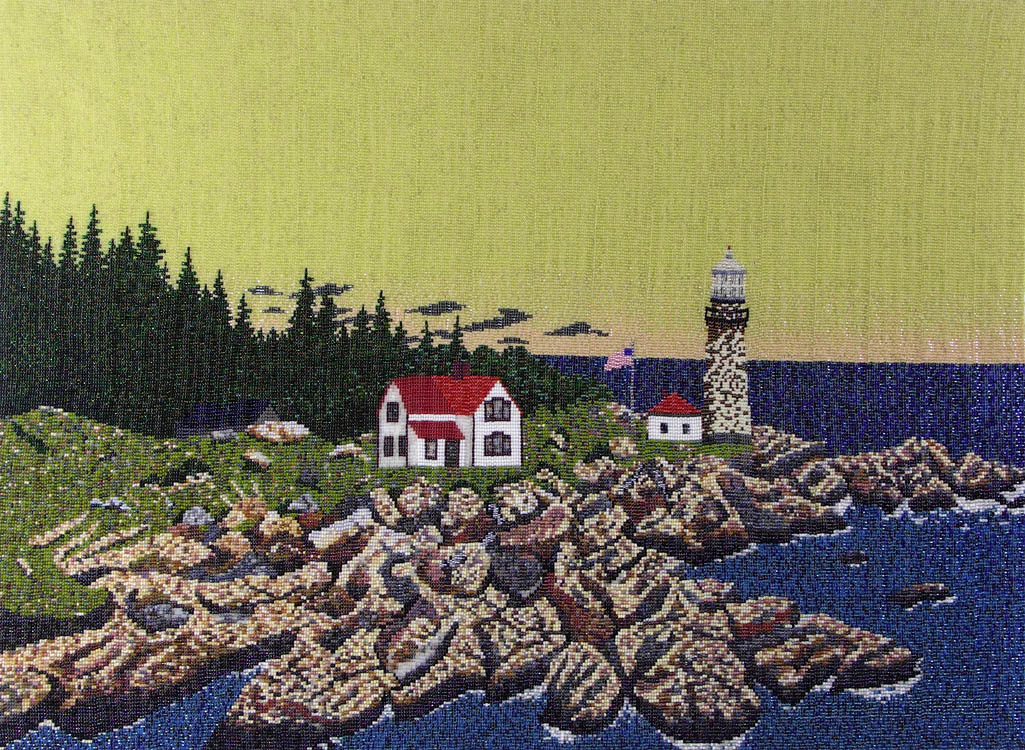 Bead painting by Douglas Johnson