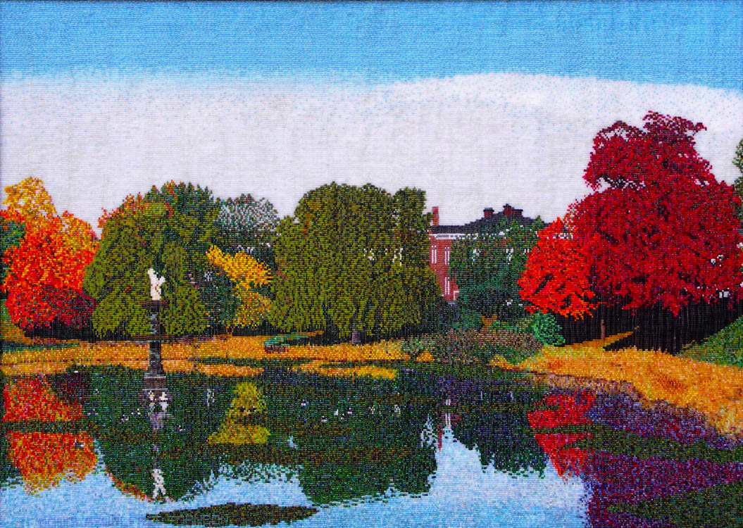 Bead painting by Douglas Johnson