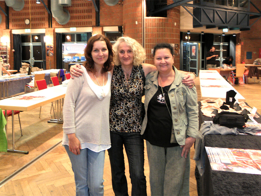 Kerrie Slade at the Bead Fair