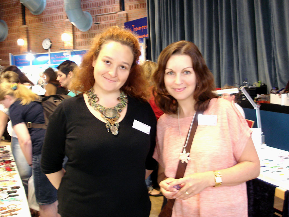 Kerrie Slade at the Bead Fair