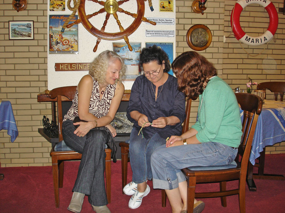 Kerrie Slade at the Bead Fair