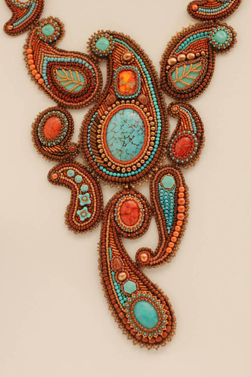 Bead artwork by Fumiko Sekine