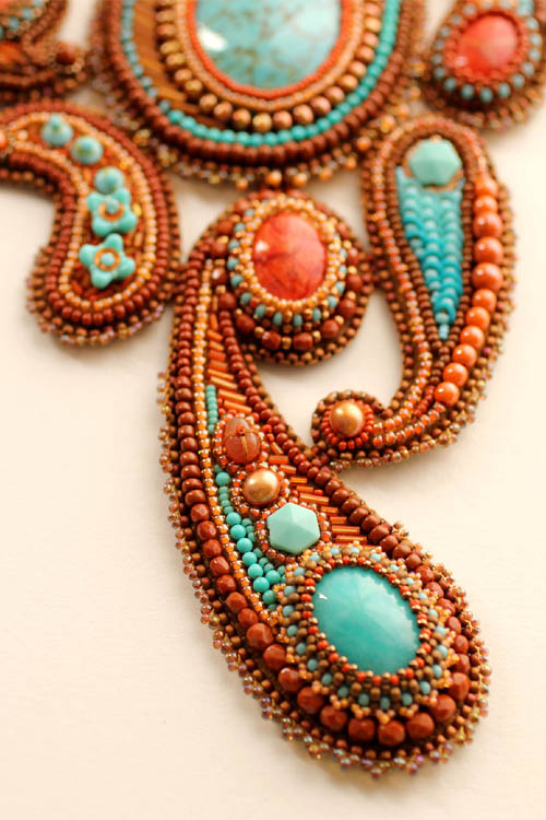 Bead artwork by Fumiko Sekine