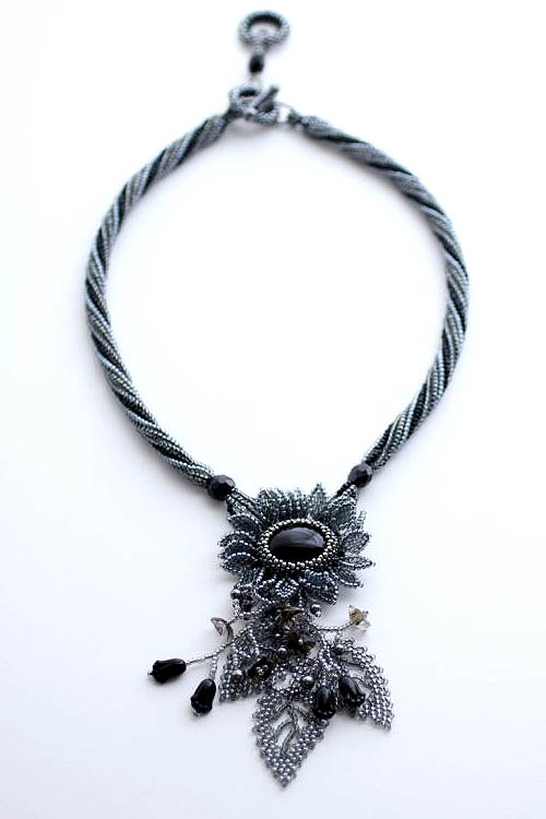 Bead artwork by Fumiko Sekine