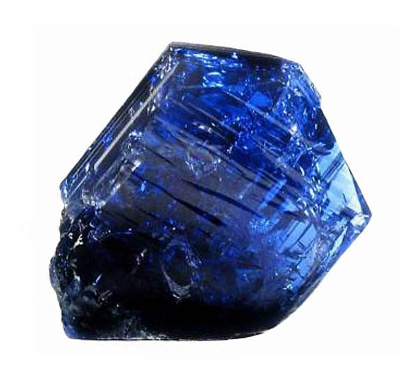 A crystal of tanzanite
