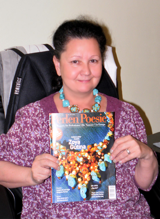 Zoya Gutina with Perlen Poesie, issue 10