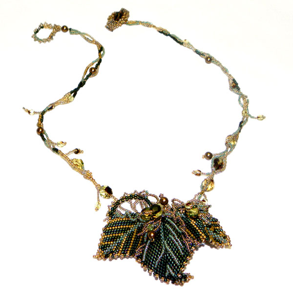 Grape Leaf Necklace