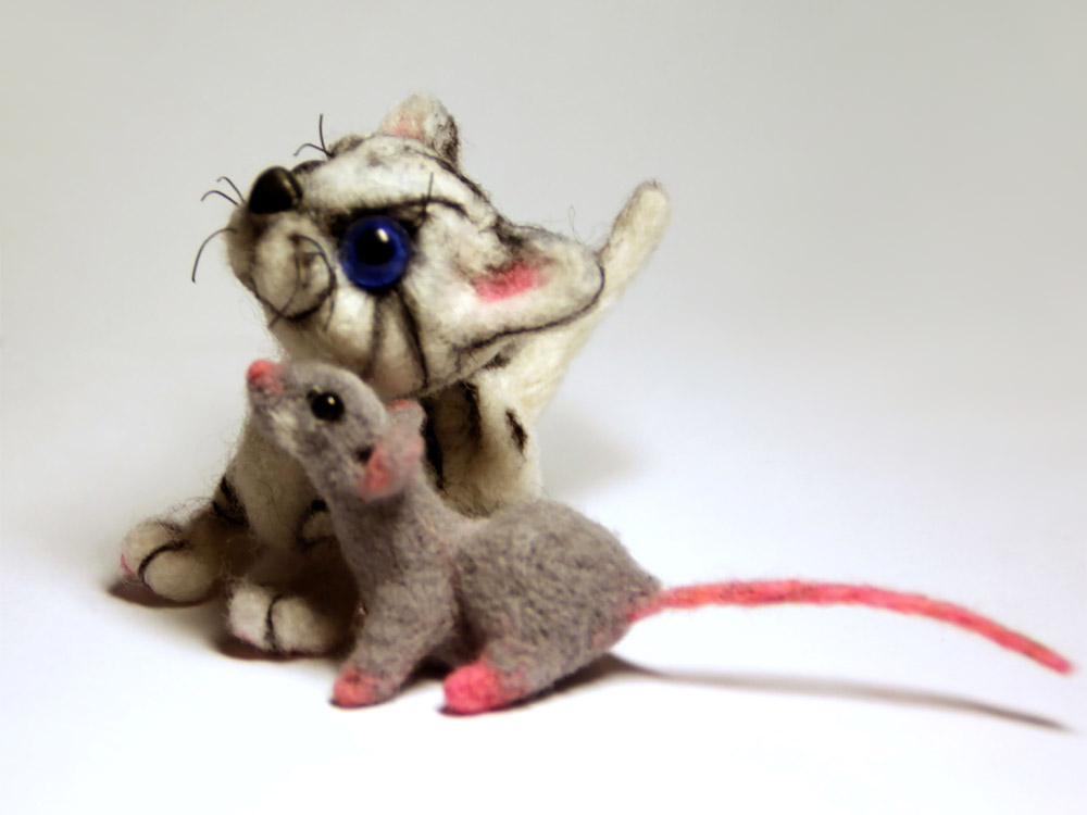 Felt critter by Lyubov Tyurina