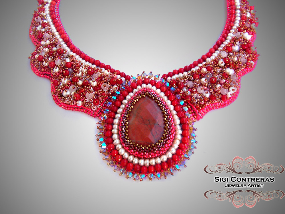 Bead artwork by Sigi Contreras