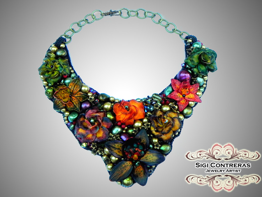 Bead artwork by Sigi Contreras