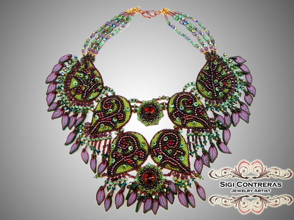 Bead artwork by Sigi Contreras