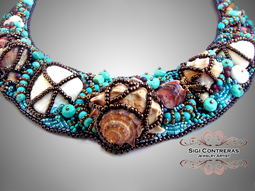 Bead artwork by Sigi Contreras