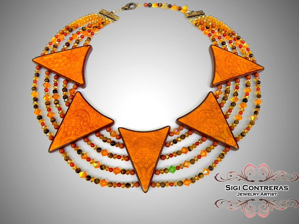 Bead artwork by Sigi Contreras