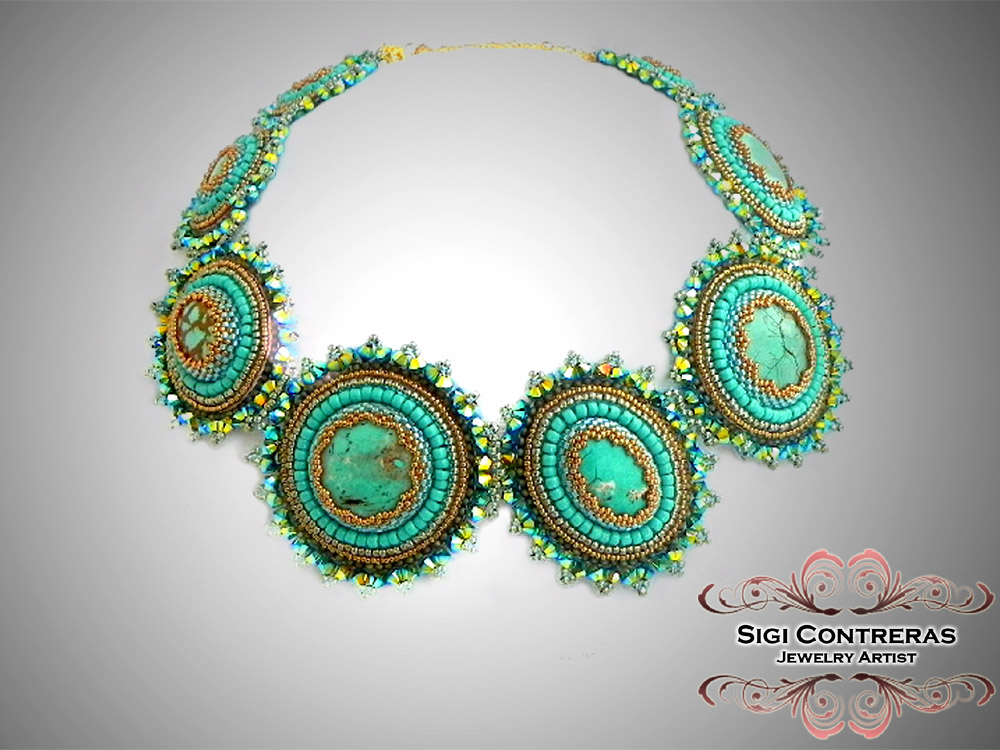 Bead artwork by Sigi Contreras