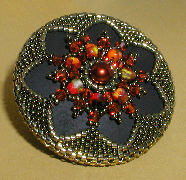 Bead artwork by Mikki Ferrugiaro