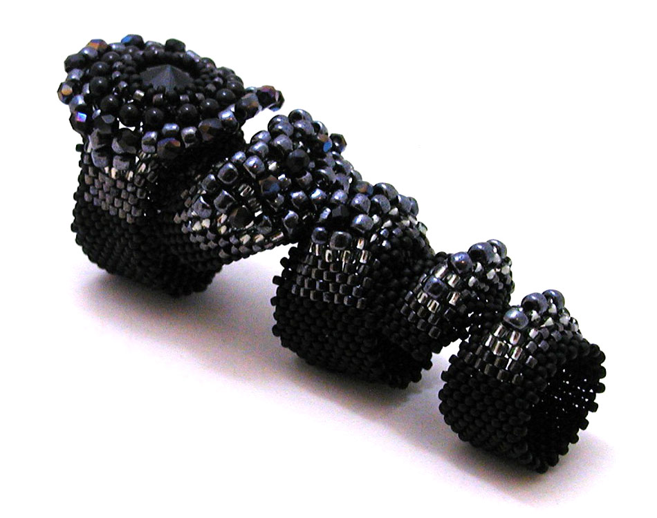 Bead artwork by Mikki Ferrugiaro