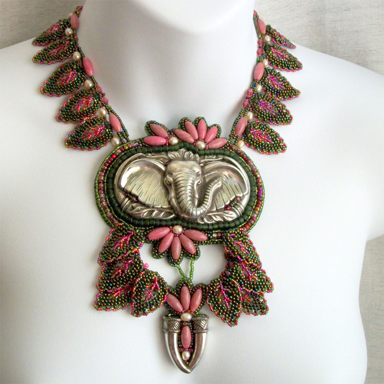 Bead artwork by Cindy Caraway