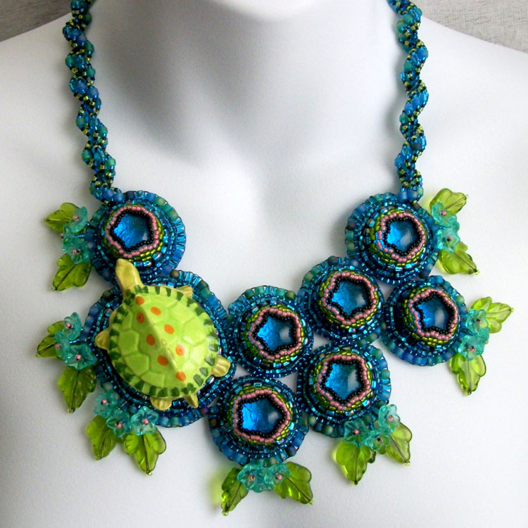 Bead artwork by Cindy Caraway