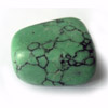 Polished chrysoprase stone