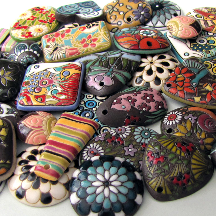 Ceramic elements by Golem Design Studio