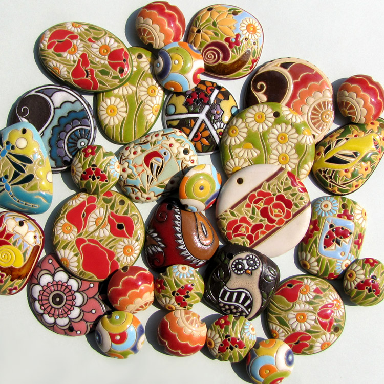 Ceramic elements by Golem Design Studio