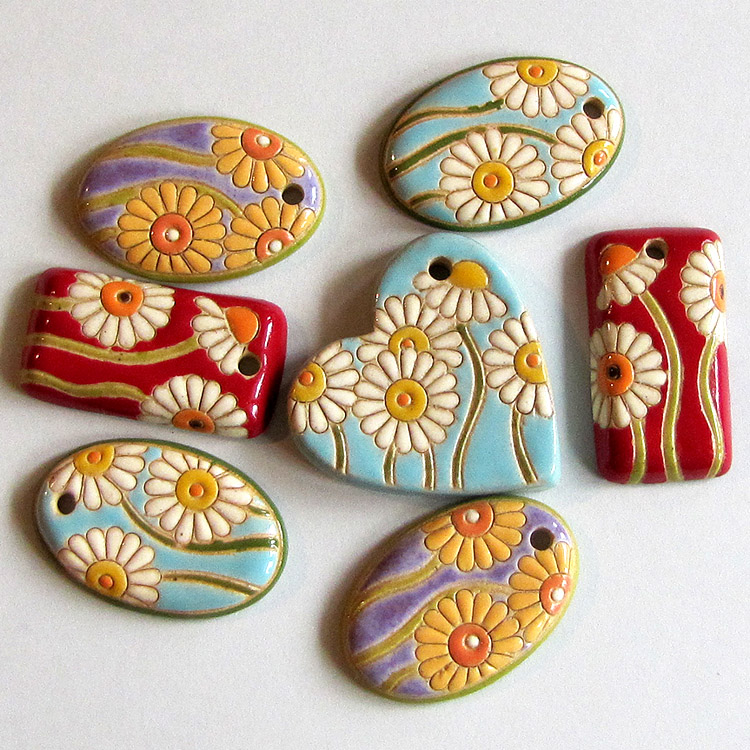 Ceramic elements by Golem Design Studio