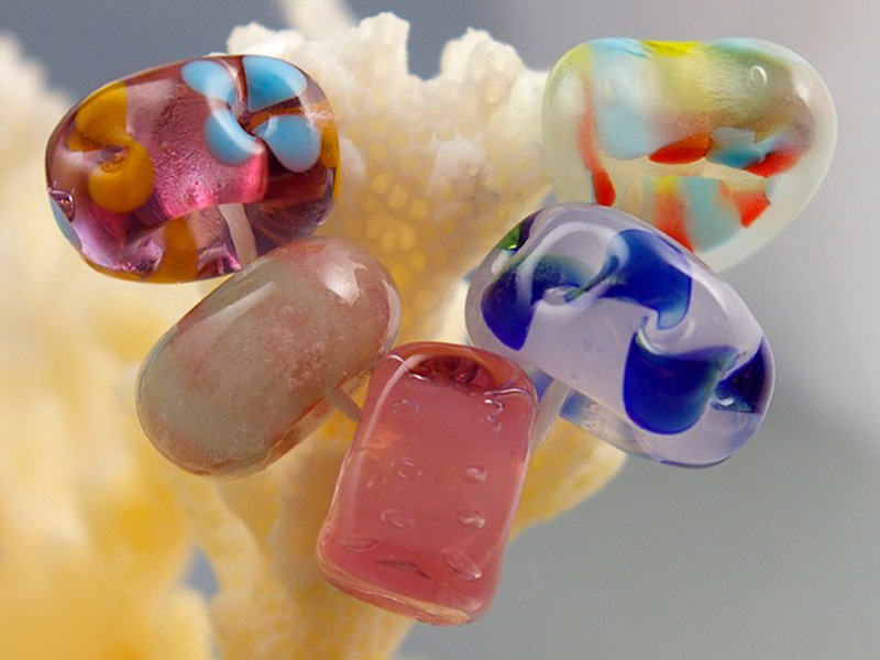 Lampwork beads by Michael Ivanov