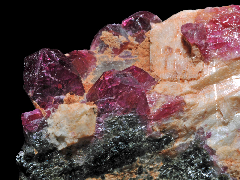 Rubellite crystals from Madagascar