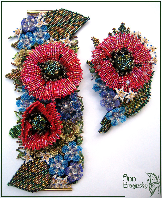 Bead artwork by Ann Braginsky