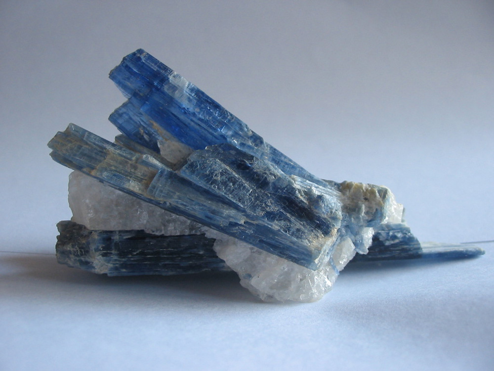 Kyanite crystals